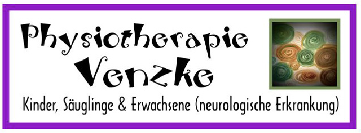 Logo: Physiotherapie Venzke. Kinder, Säuglinge & Erwachsene mit neurologischen Erkrankungen.
